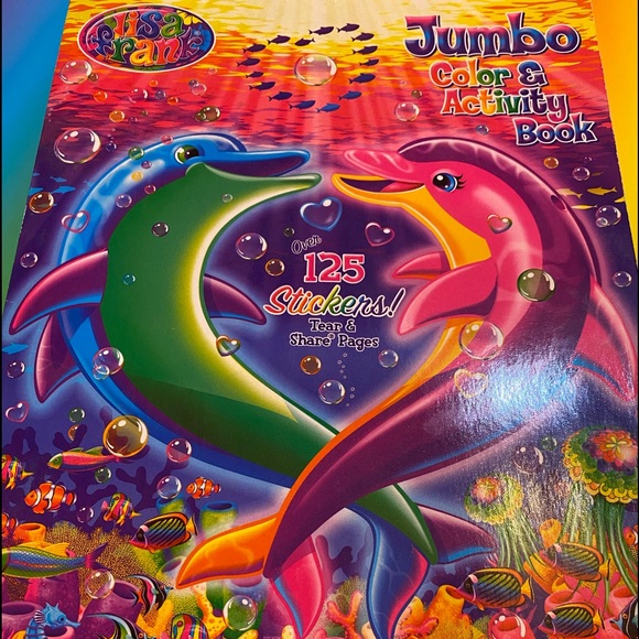 Download Other Lisa Frank Coloring Book Poshmark